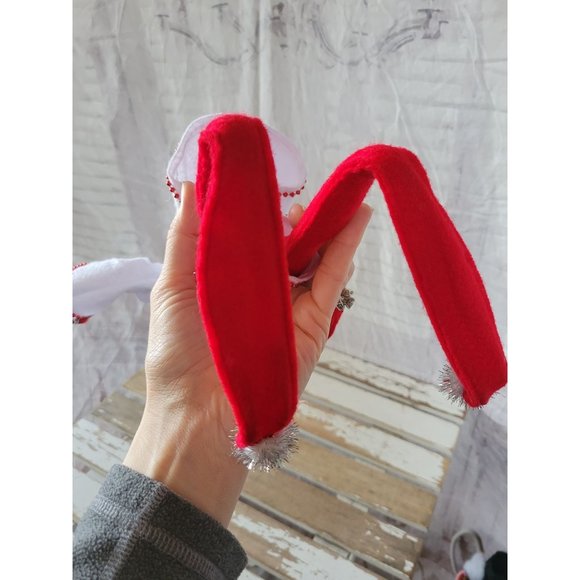 Annalee elf chef baker cook coat 2008 red Xmas decor - Picture 6 of 7